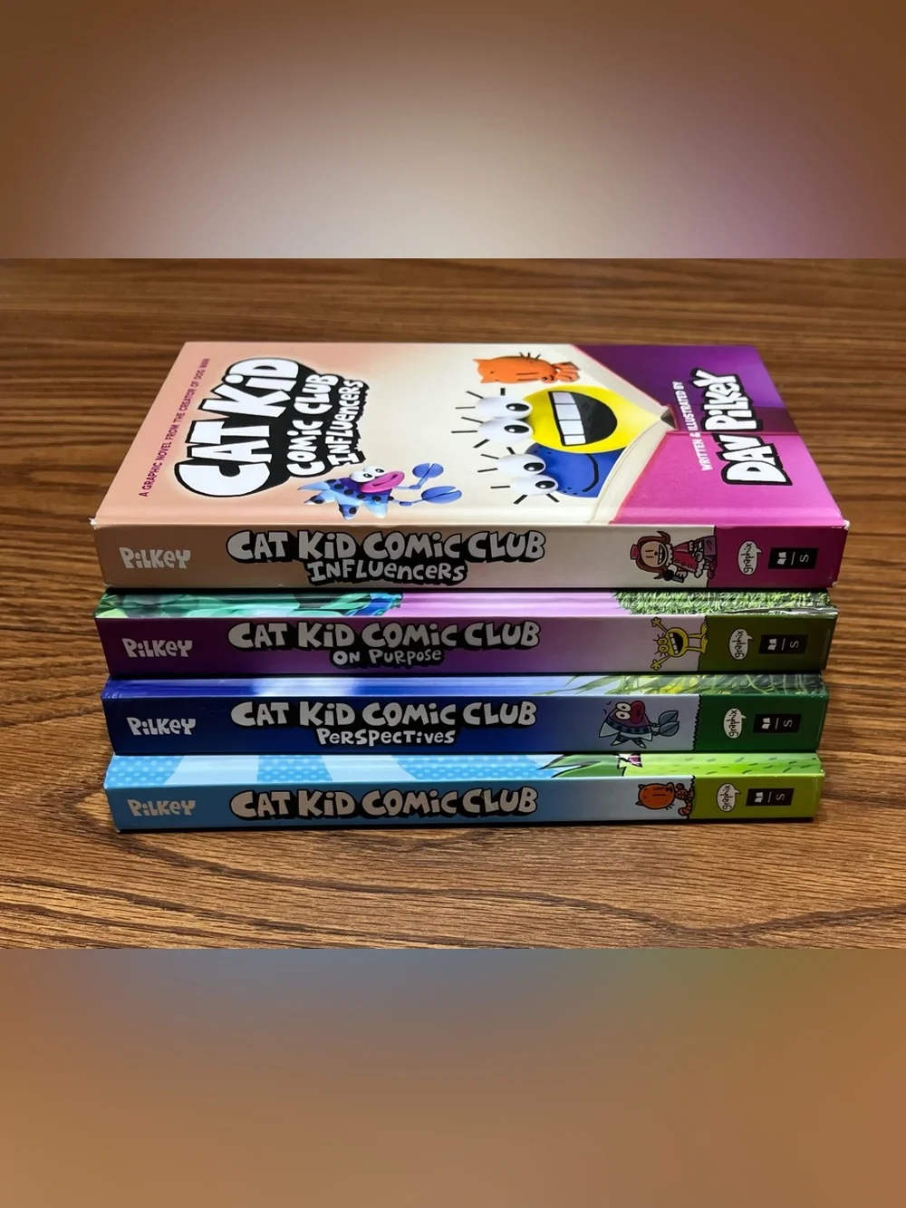 Cat Kid Comic Club Hardcover Book Set of 4